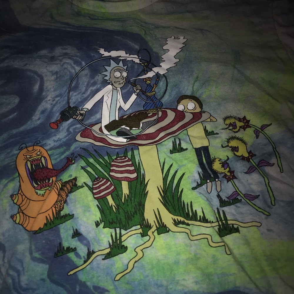 Rick and morty graphic tee